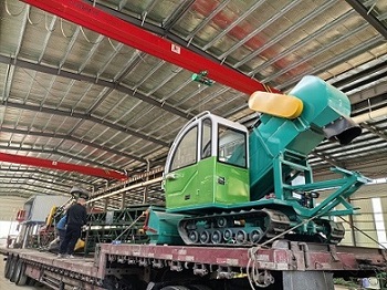 履帶式升降伸縮出倉機(jī)